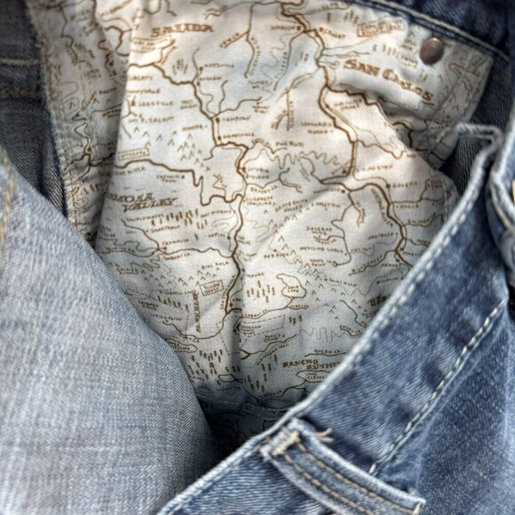 Ariat Denim M2 Relaxed Bootcut Mens Jeans 40x34 Blue Cotton Spandex Durable - Picture 9 of 10